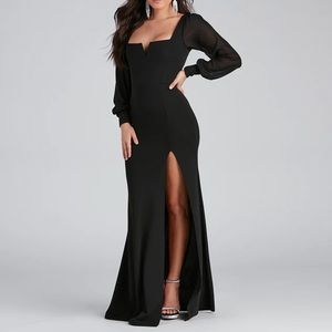 NWT WINDSOR Black Dress